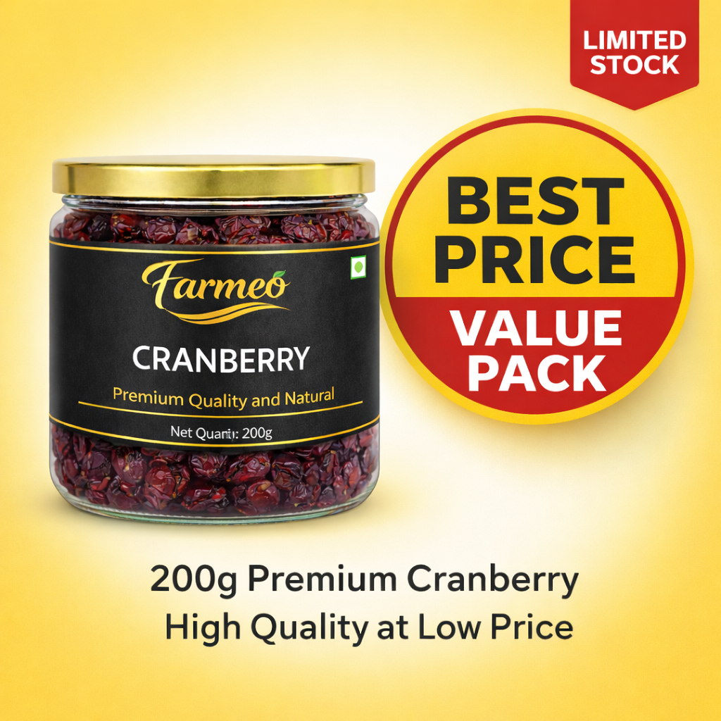 Farmeo Kashmiri Cranberry Natural and hand picked 200g