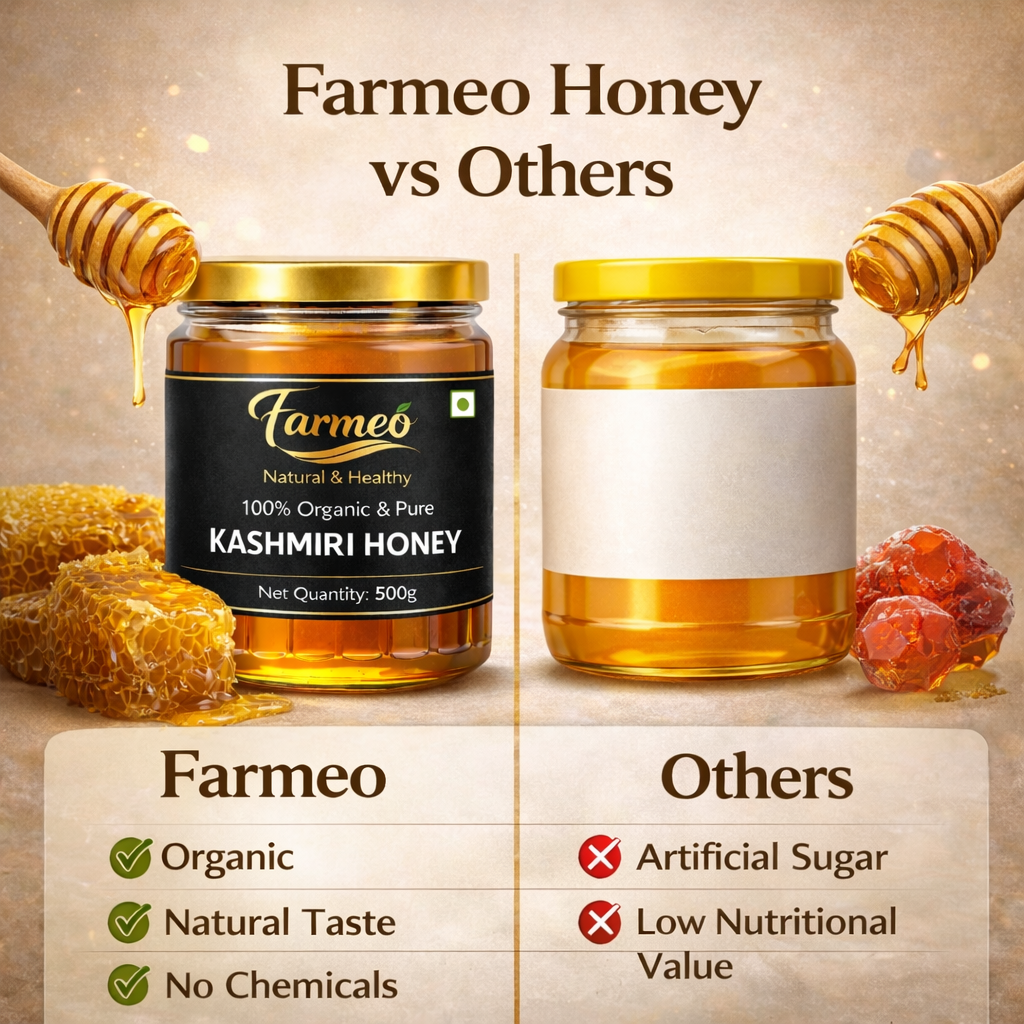 Farmeo Organic Kashmiri Raw Honey 200g from Organic Kashmiri farms