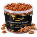 Farmeo Premium Kashmiri Walnuts Brown  500g | Extra Light Halves | High Omega-3 | Natural & Handpicked Akhrot Giri